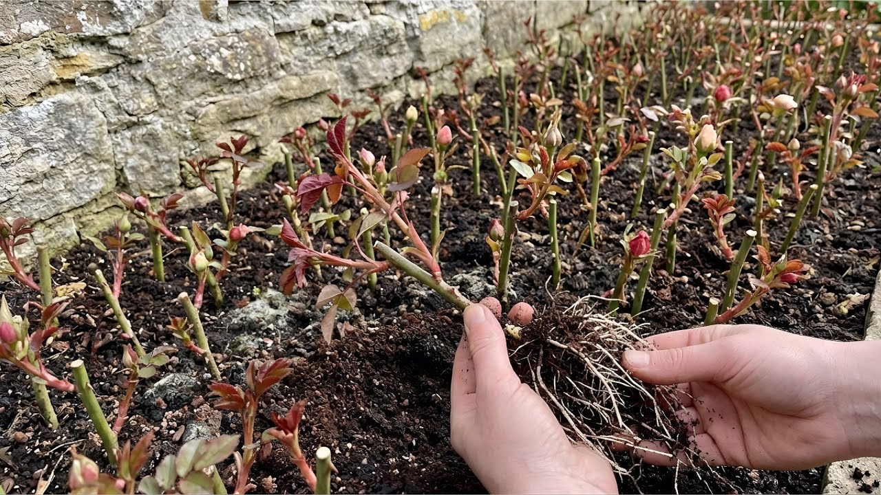 Don't throw away your coffee grounds! They're great for rose propagation.