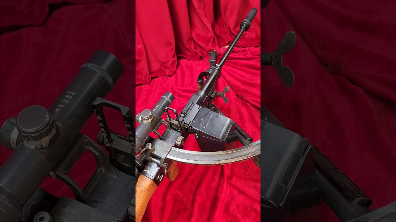 UK vz 59 Suppressed Tripod At The Range
