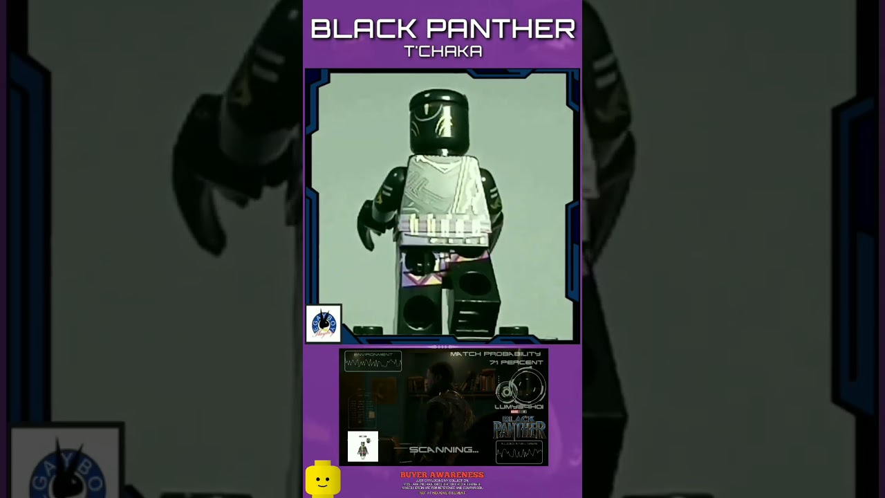 MCU Black Panther T'Chaka Minifigure | Xinh 949 | #shorts
