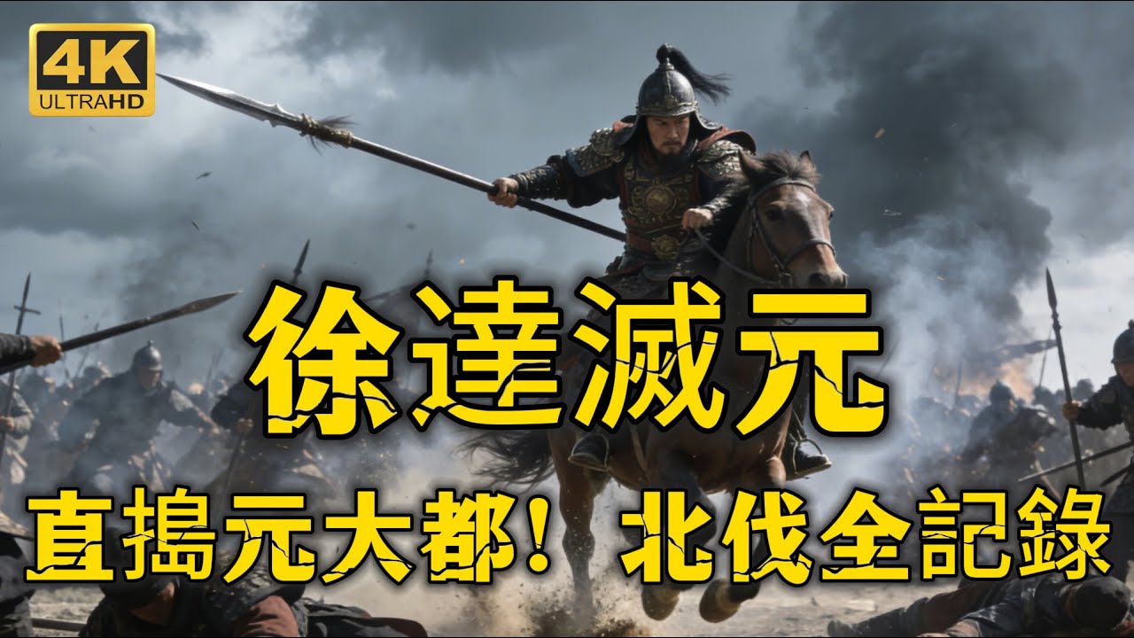 直搗元大都！徐達北伐全記錄：看明朝軍隊如何光復漢家江山#徐達北伐 #明朝北伐 #元朝滅亡 #元大都 #朱元璋 #恢復中華 #中國統一戰爭 #古代戰略 #征虜大將軍 #歷史轉折點