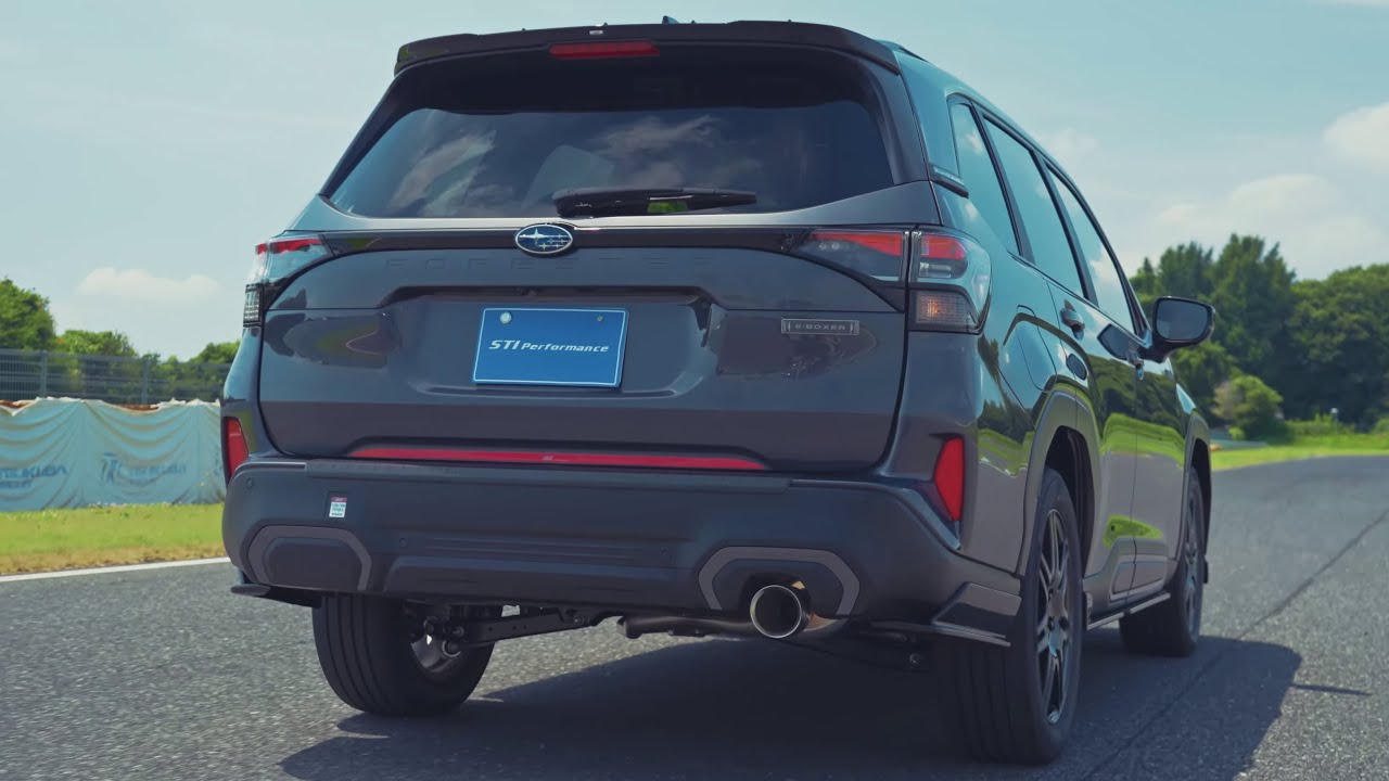 New Subaru Forester STI Performance S:HEV - Exhaust Sound & Details