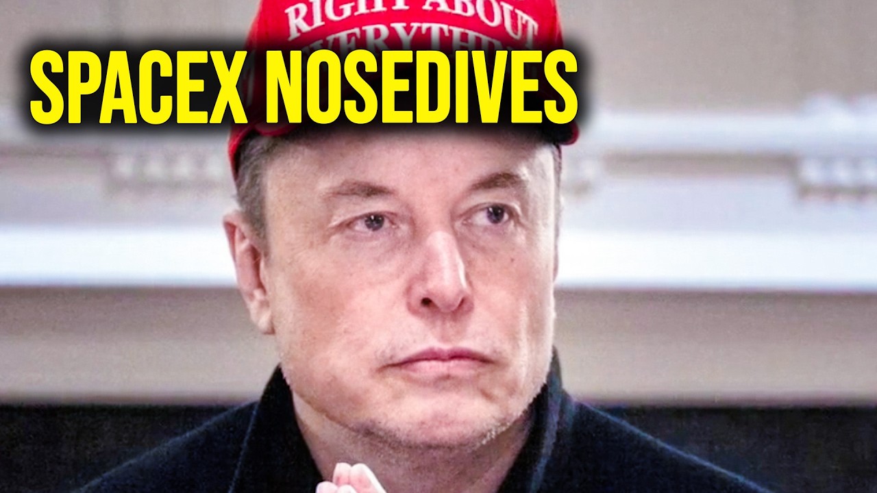 Elon Musk Suddenly FLEES Press As SpaceX Stock Plummets