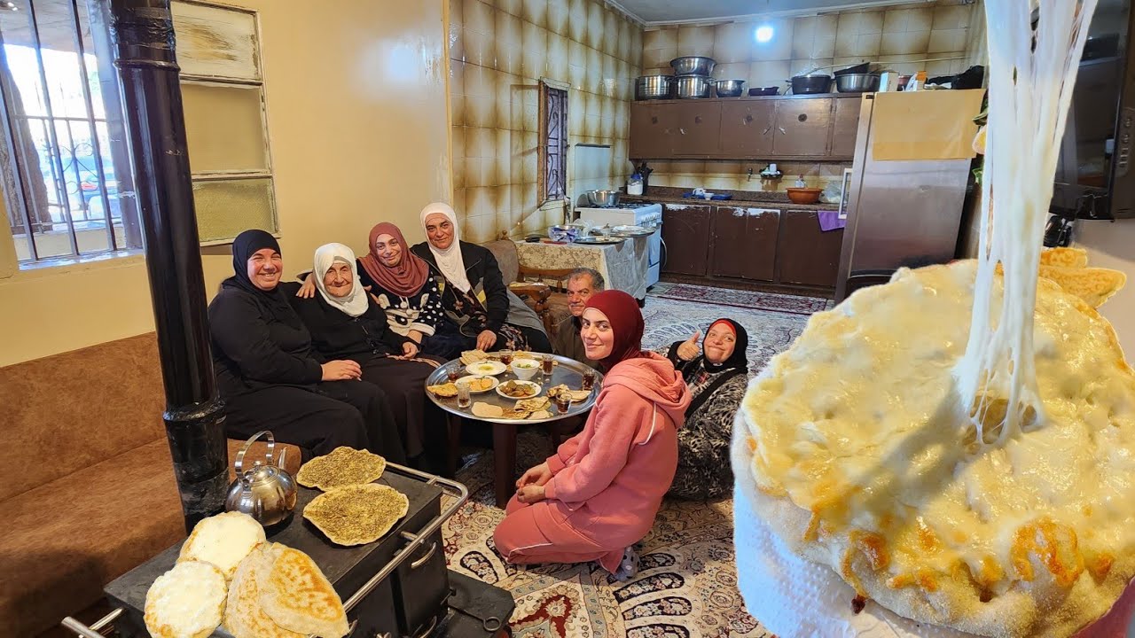 التيتا سليمة عند التيتا حليمة😍مناقيش عالصوبيا..ضحكة من القلب..لمّة مابتتعوَّض🇱🇧❤️