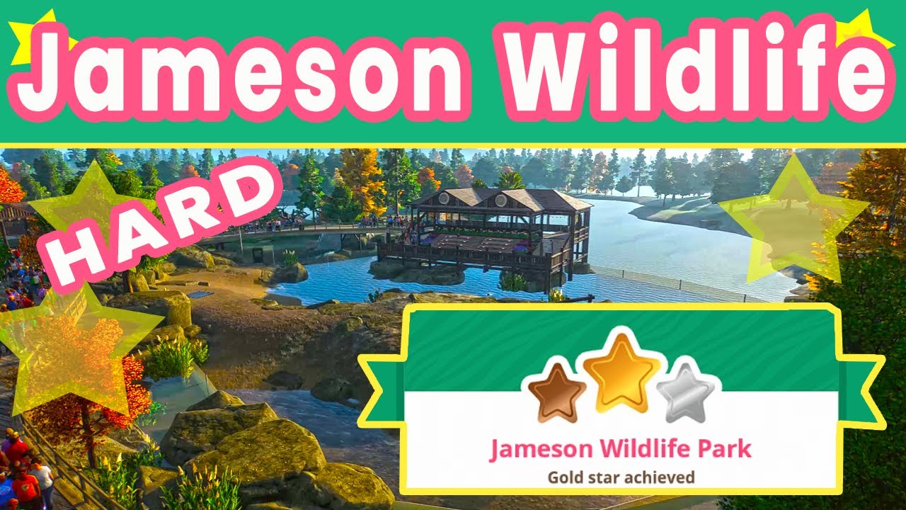 Planet Zoo Jameson Wildlife Park: HARD level GOLD star! Timed scenario