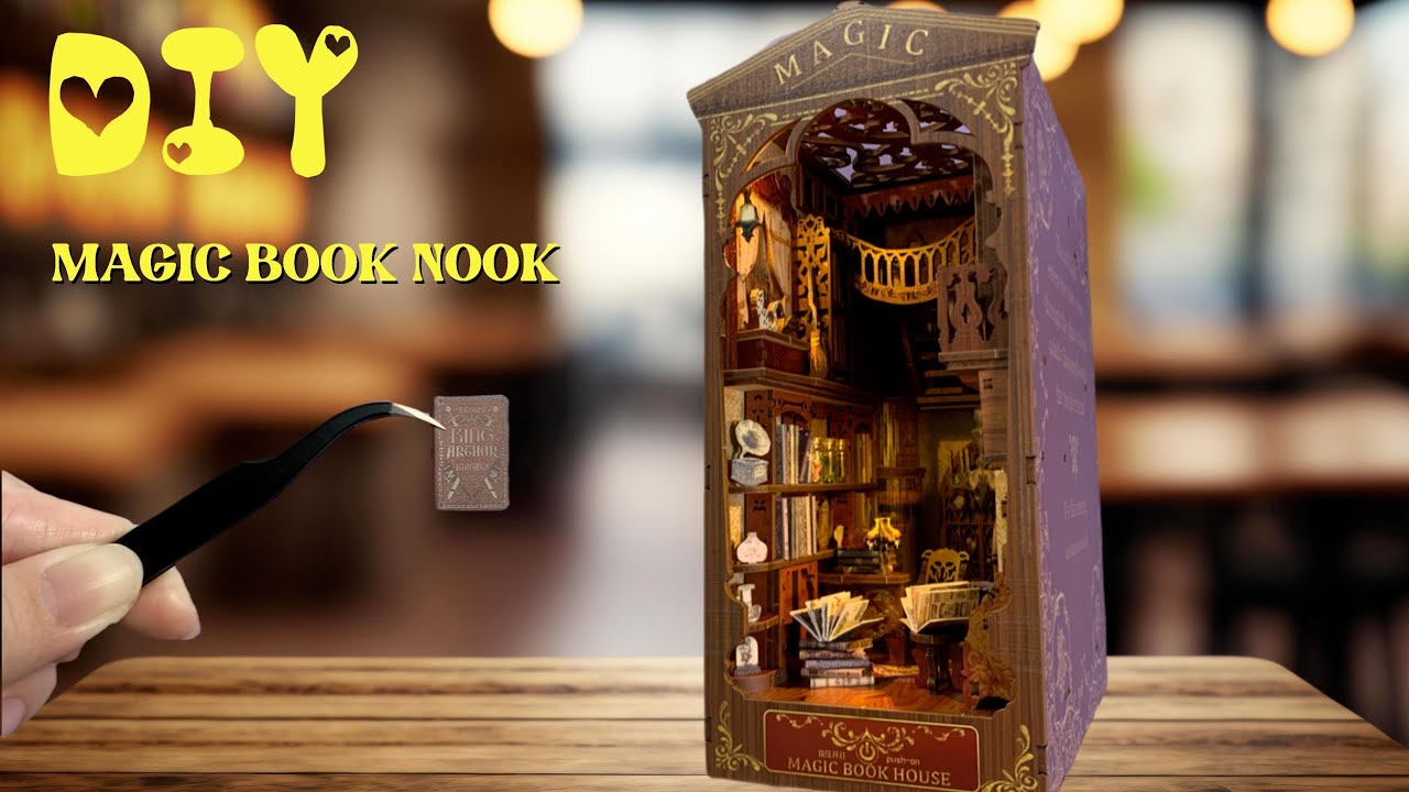 Волшебный книжный домик Nook Joinco Пошаговое изготовление