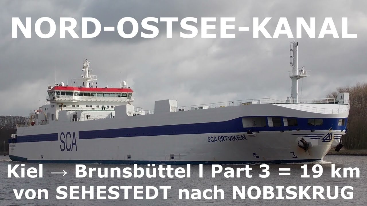 KIEL CANAL von SEHESTEDT nach Rendsburg NOBISKRUG l Part 3 l 19 km l WANDERN TRETROLLER FAHRRAD 🥾