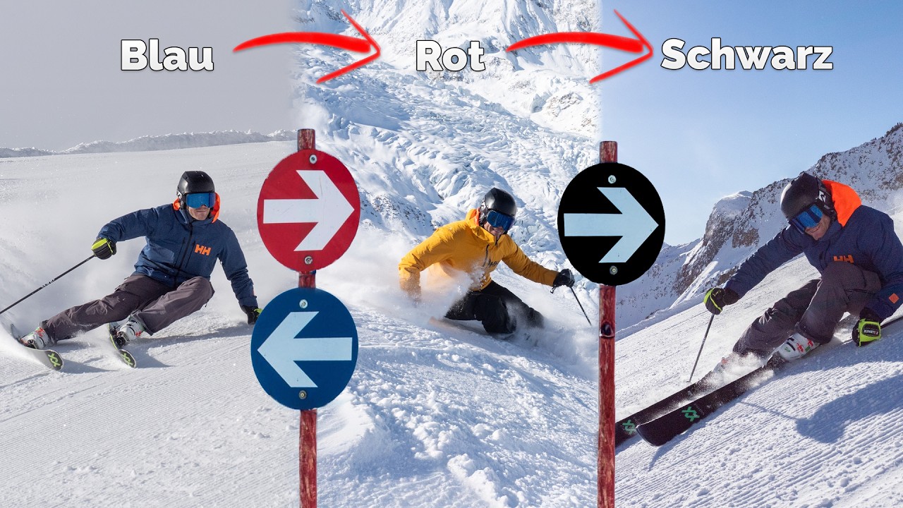 Von Blau zu Schwarz 🎿 | So wirst du sicher auf roten & schwarzen Pisten