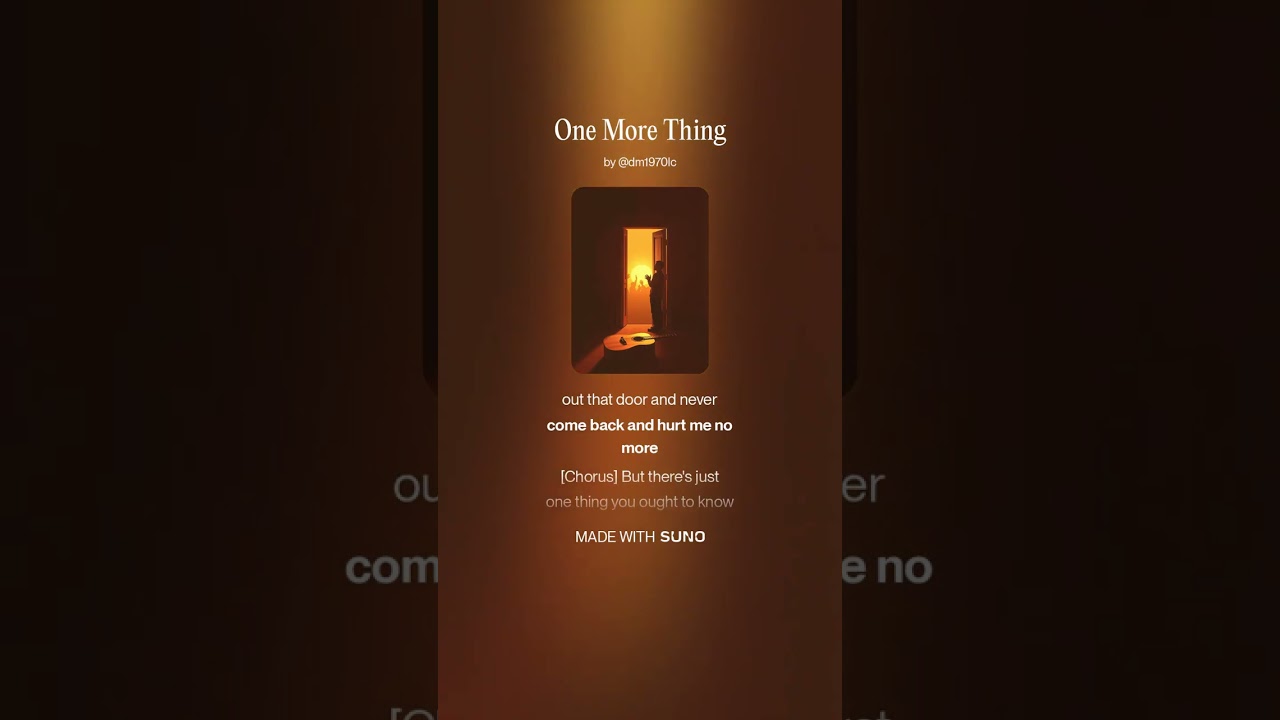 One More Thing