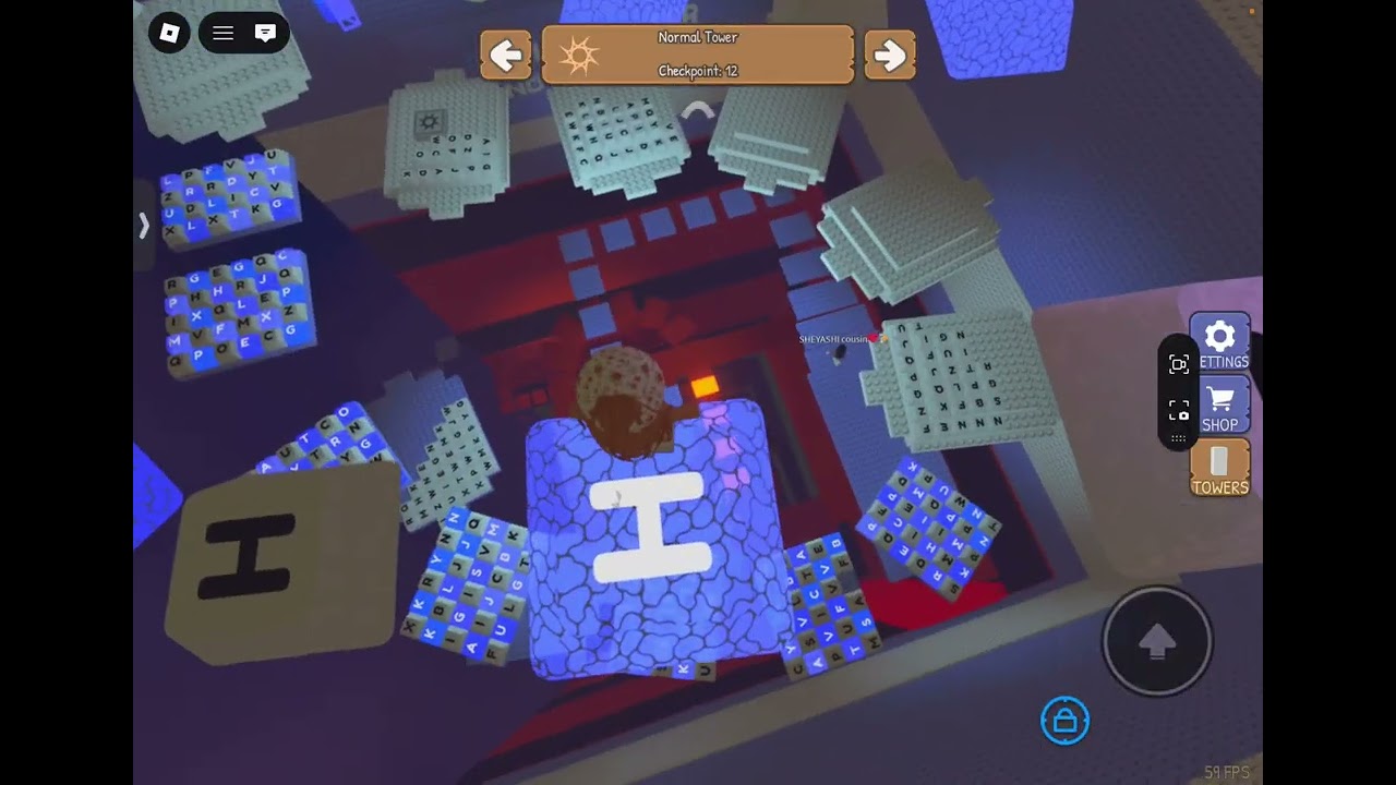Roblox Keyboard ASMR tower! (With my bestie)