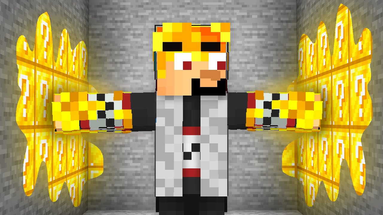 V&scaron;e čeho se DOTKNU, se proměn&iacute; na LUCKY BLOCKY...