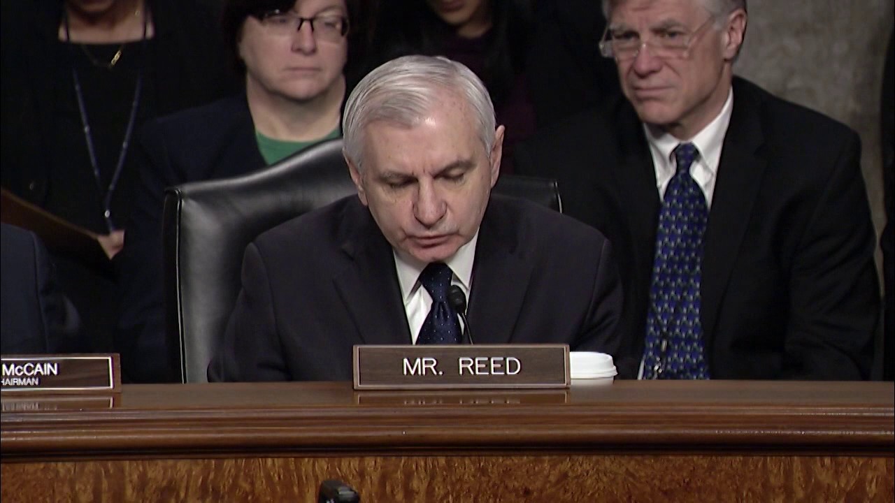 Ranking Member Reed's Opening Statement at SASC Hearing on Foreign Cyber Attacks