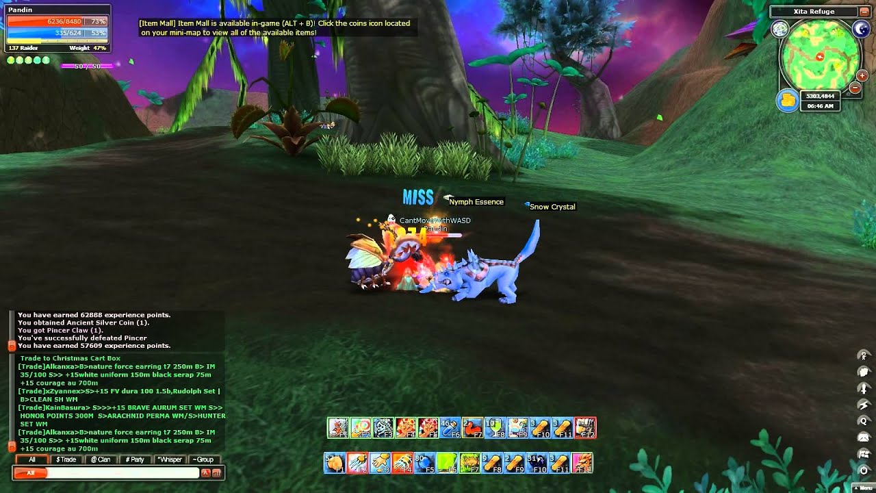 Rose Online Katar Hawker/Raider Gameplay