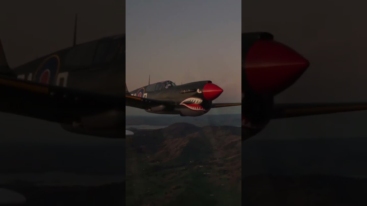P40 Kittyhawk  Warbird Formation Flying with the @arthur.aviation.aus P40