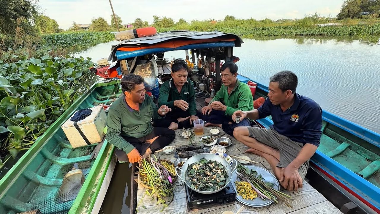 Tập 12. Lươn Đồng Xào Chuối ,Thịt Ba Chỉ Kẹp Mắm Lai Rai Buổi Chiều | Mưu Sinh Miền Quê 