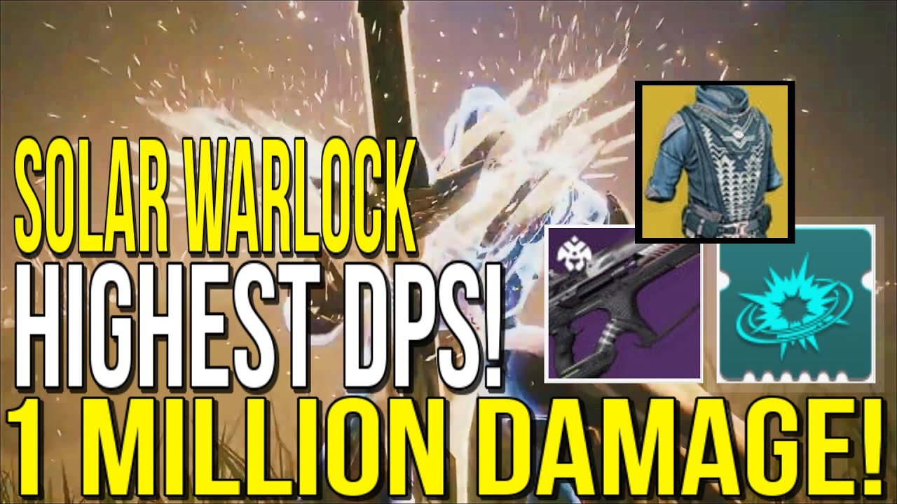1 MILLION DAMAGE! HIGHEST DPS SOLAR 3.0 WARLOCK BUILD - SEASON OF THE HAUNTED [DESTINY 2]