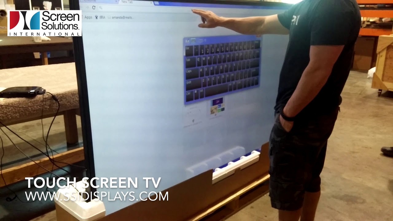 Touch Screen TV Interactive Display