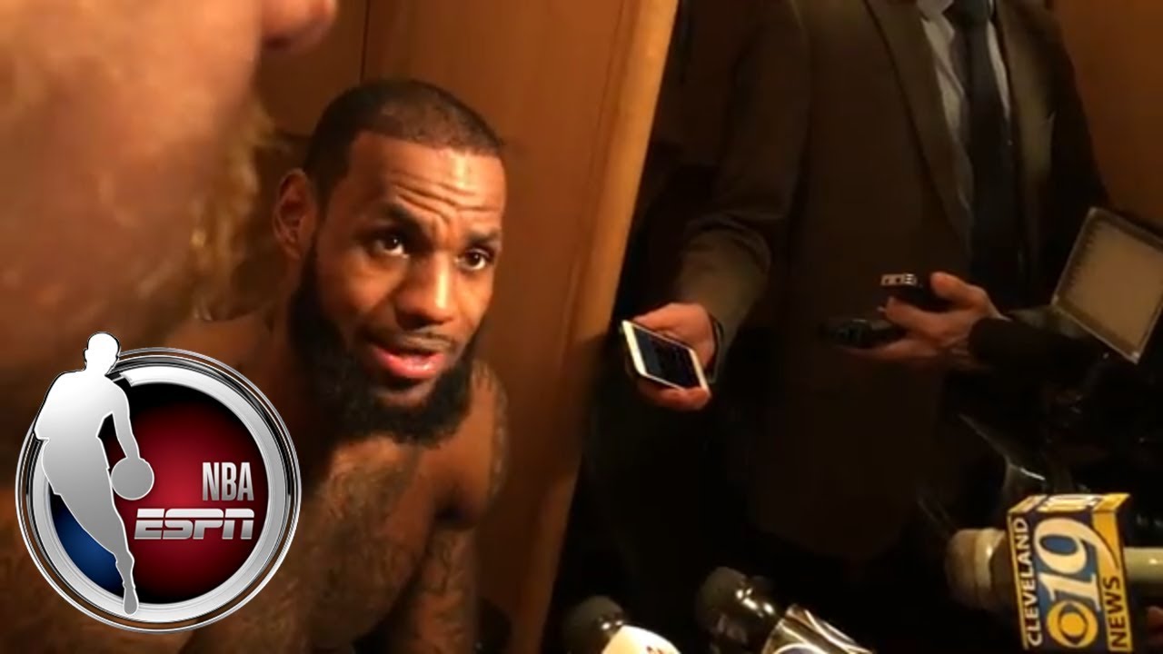 LeBron James has blunt response to question about being without Kevin Love | ESPN