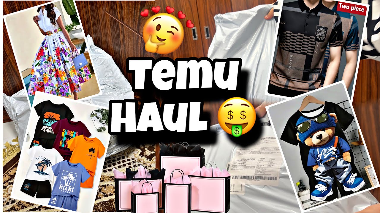 Everything I Bought from Temu 😍 | Budget Fashion + Kids Wear Edition & more | Temu Haul #temu #haul 