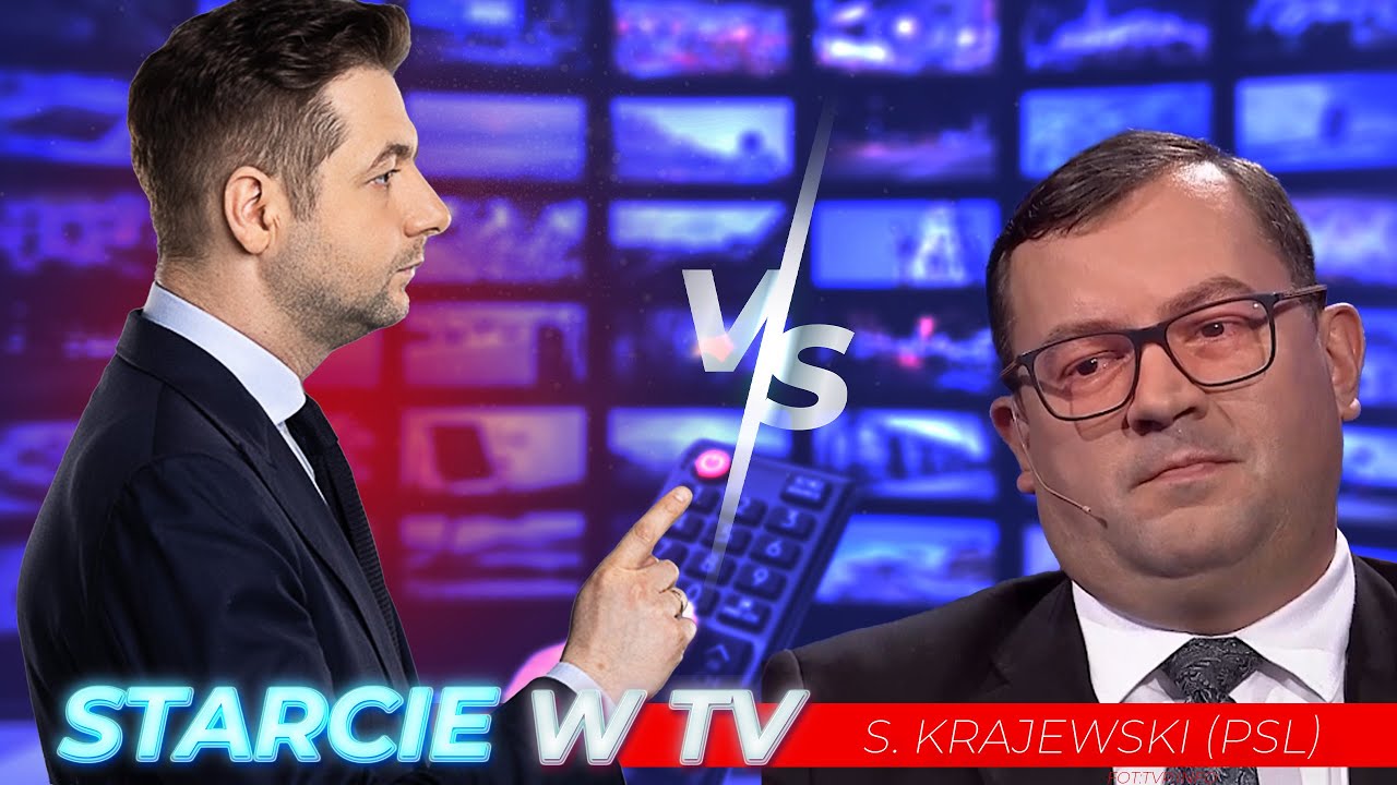 Poseł 🍀PSL zaorany na wizji - Krajewskiemu puściły nerwy!