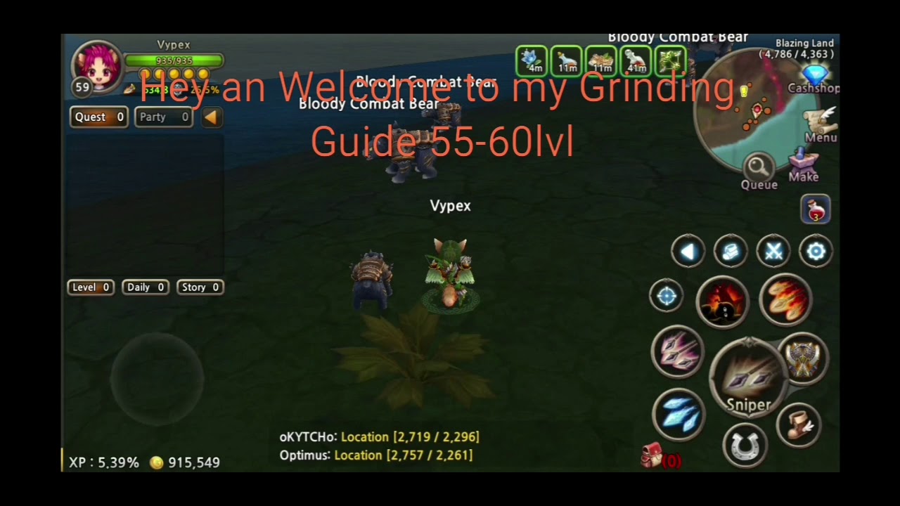 World of Prandis Grinding guide 55-60