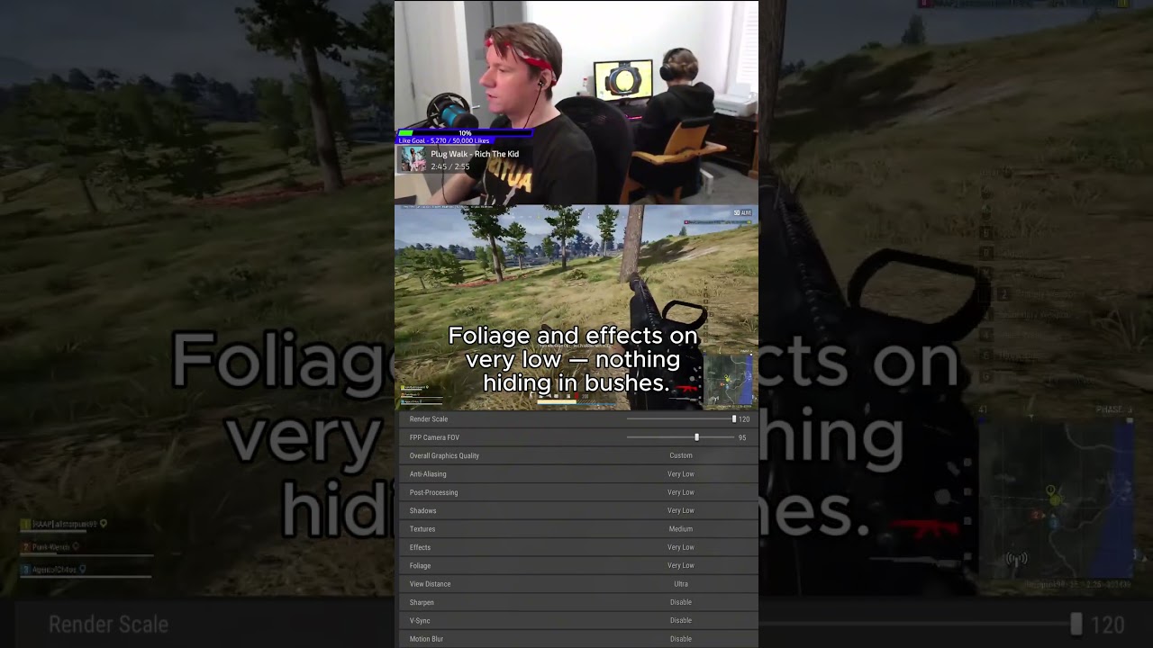 Best PUBG Graphics Settings 2025 PC Xbox Playstation #pubg #settings #graphics #fps #shorts