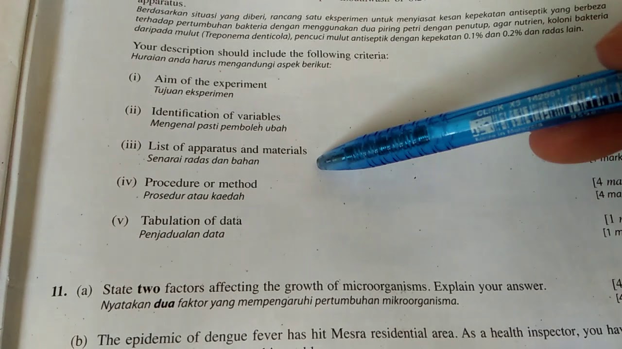 Bahagian C Sains Kertas 2 SPM 2020 cara mudah dapat 15 markah/20 markah