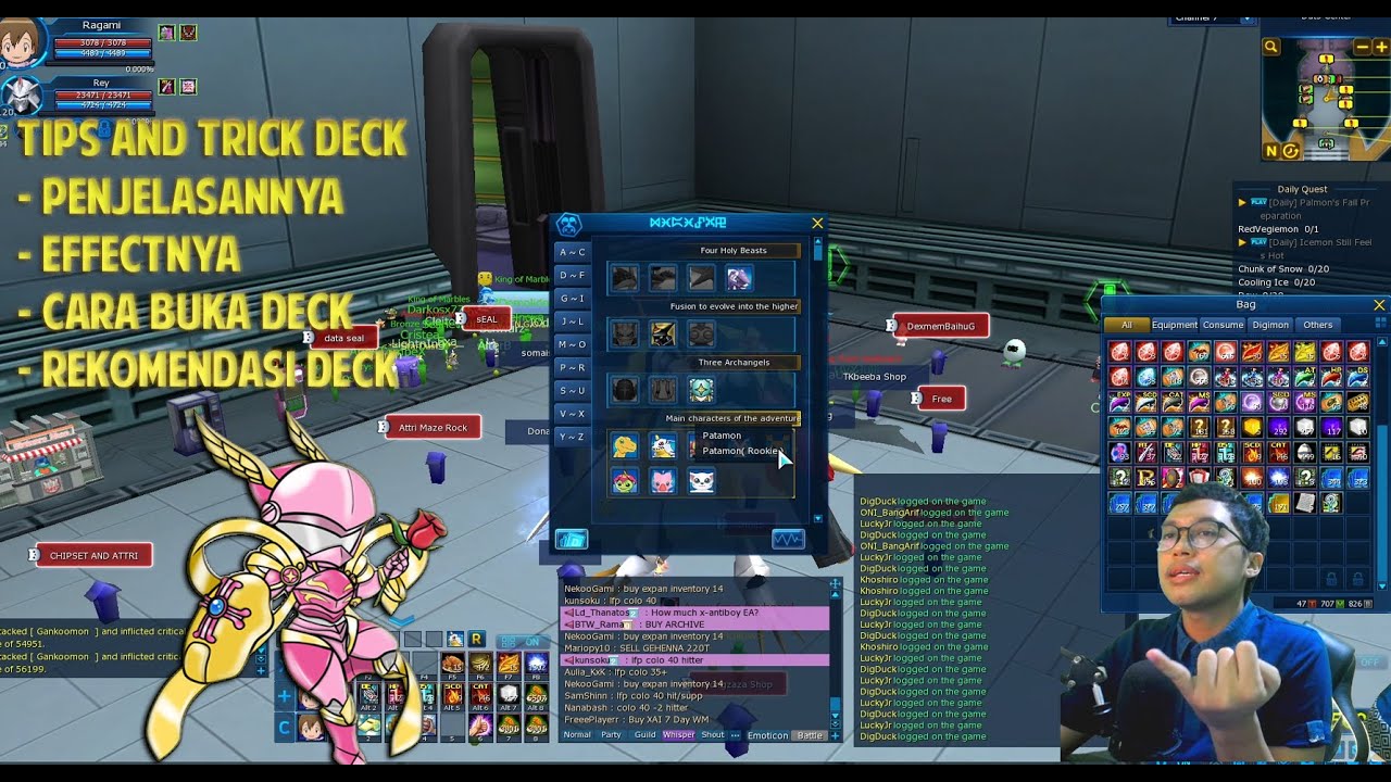 HOW TO MAKE YOUR DIGIMON STRONGER PART 2 : DECK ENCYCLOPEDIA - Digimon Master Online