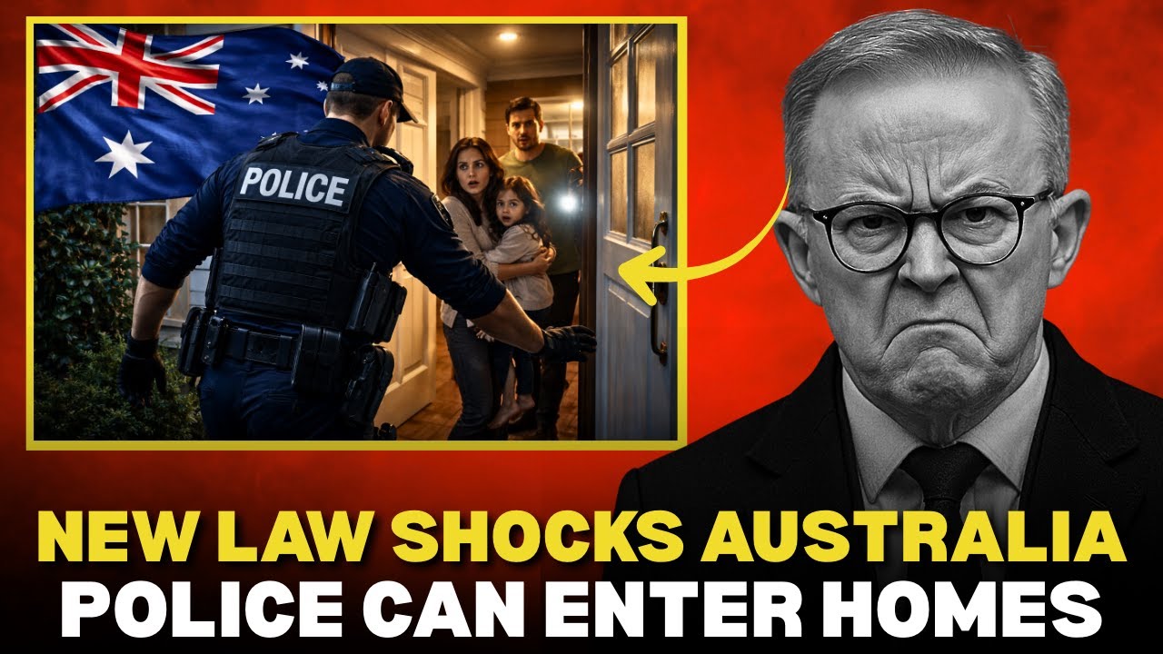 NEW LAW: Australian Police Can Now Enter Your Home WITHOUT a Warrant