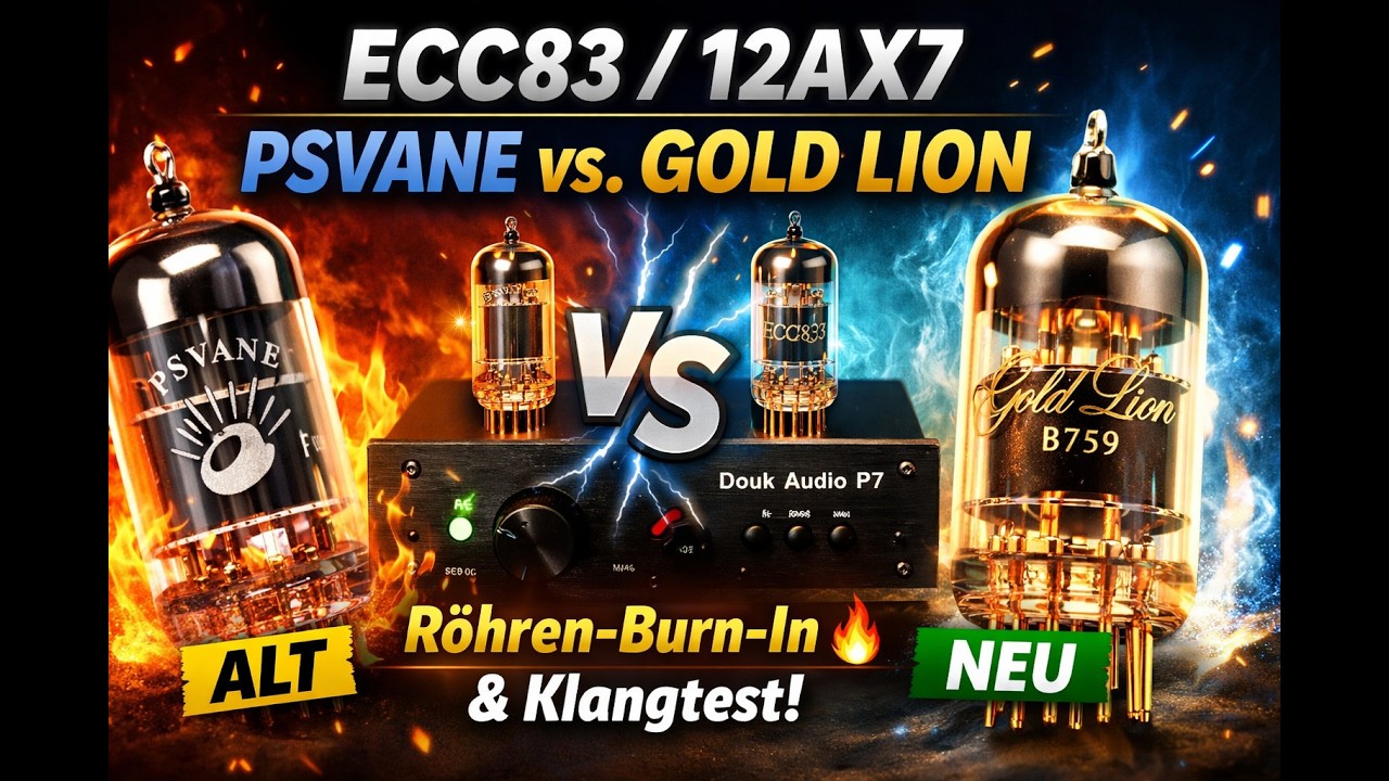 Audiophile R&ouml;hren einbrennen 🔥 ECC83 / 12AX7 Klangvergleich &ndash; PSVANE vs. Genalex Gold Lion