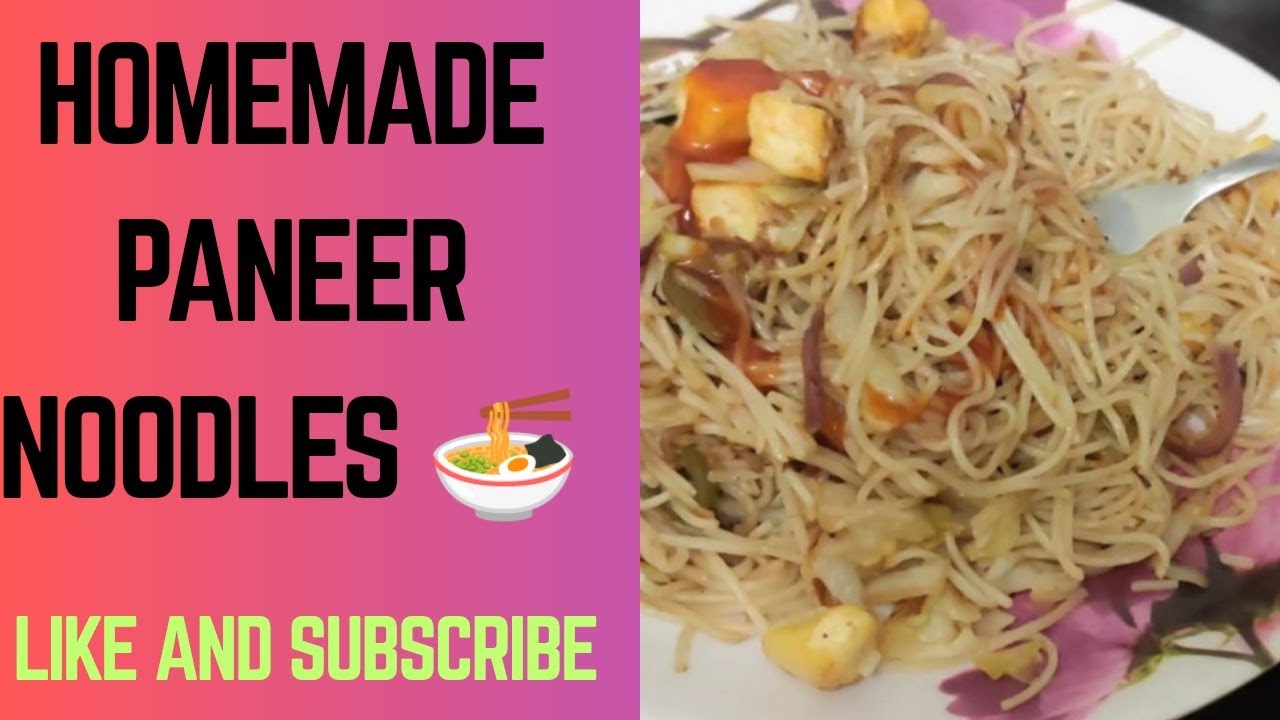 Home made paneer noodles 🍜 😋 #cooking #homemade 
