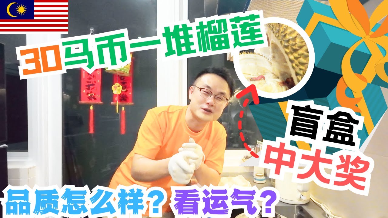中国陪读爸爸在马来西亚第一次开榴莲盲盒，品质到底怎样？ #马来西亚 #国际学校 #熱門 #推流 #sarawak #古晋 #kuching