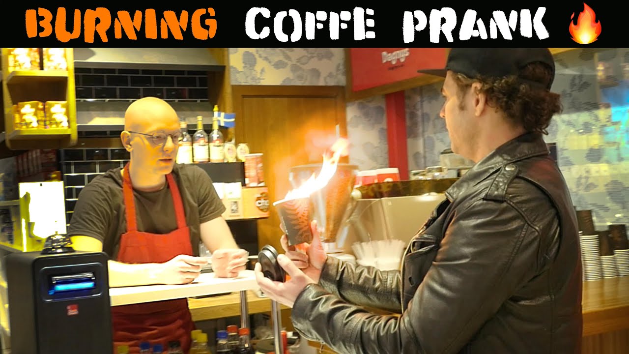 BURNING COFFE PRANK 🔥 - Julien Magic