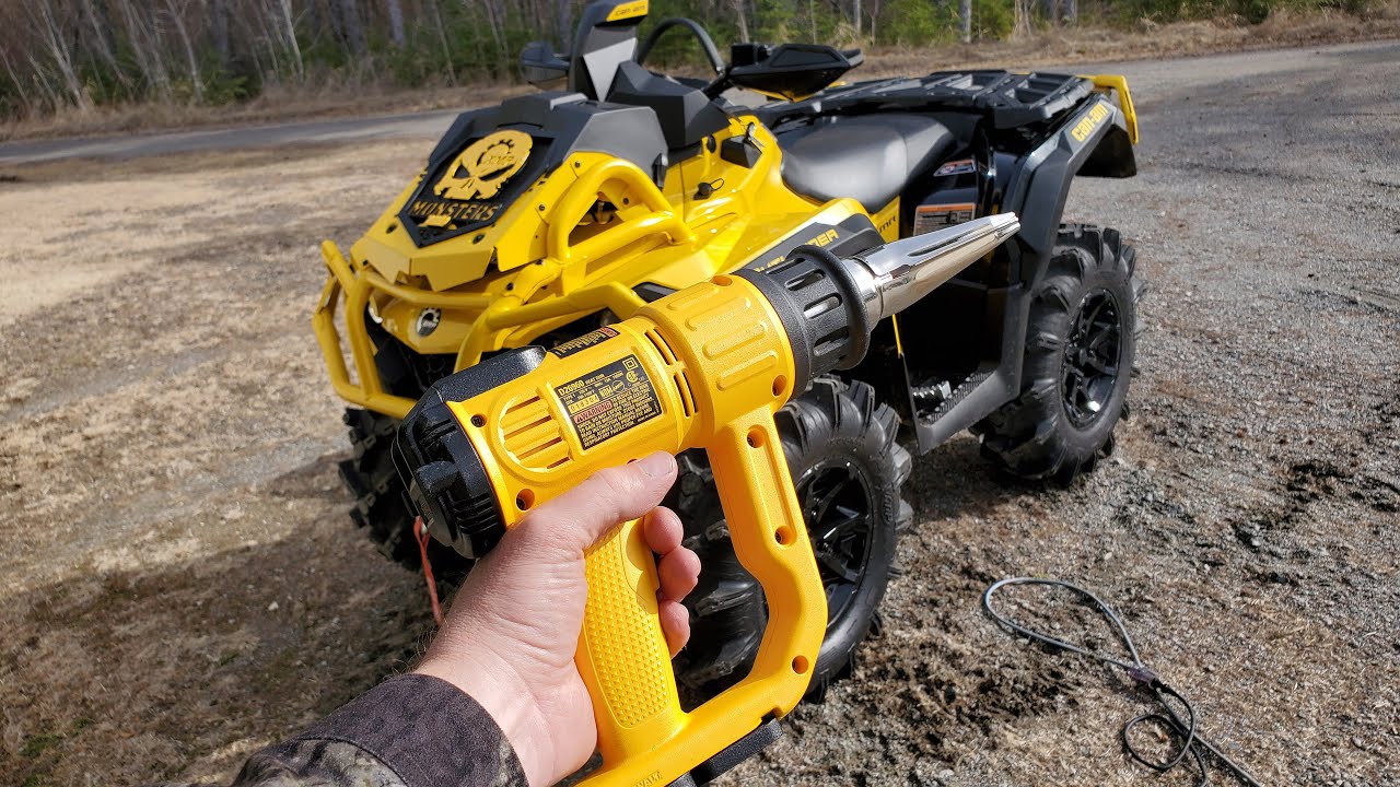 How to Easily Remove Decals/Stickers on your ATV, Side by Side, etc