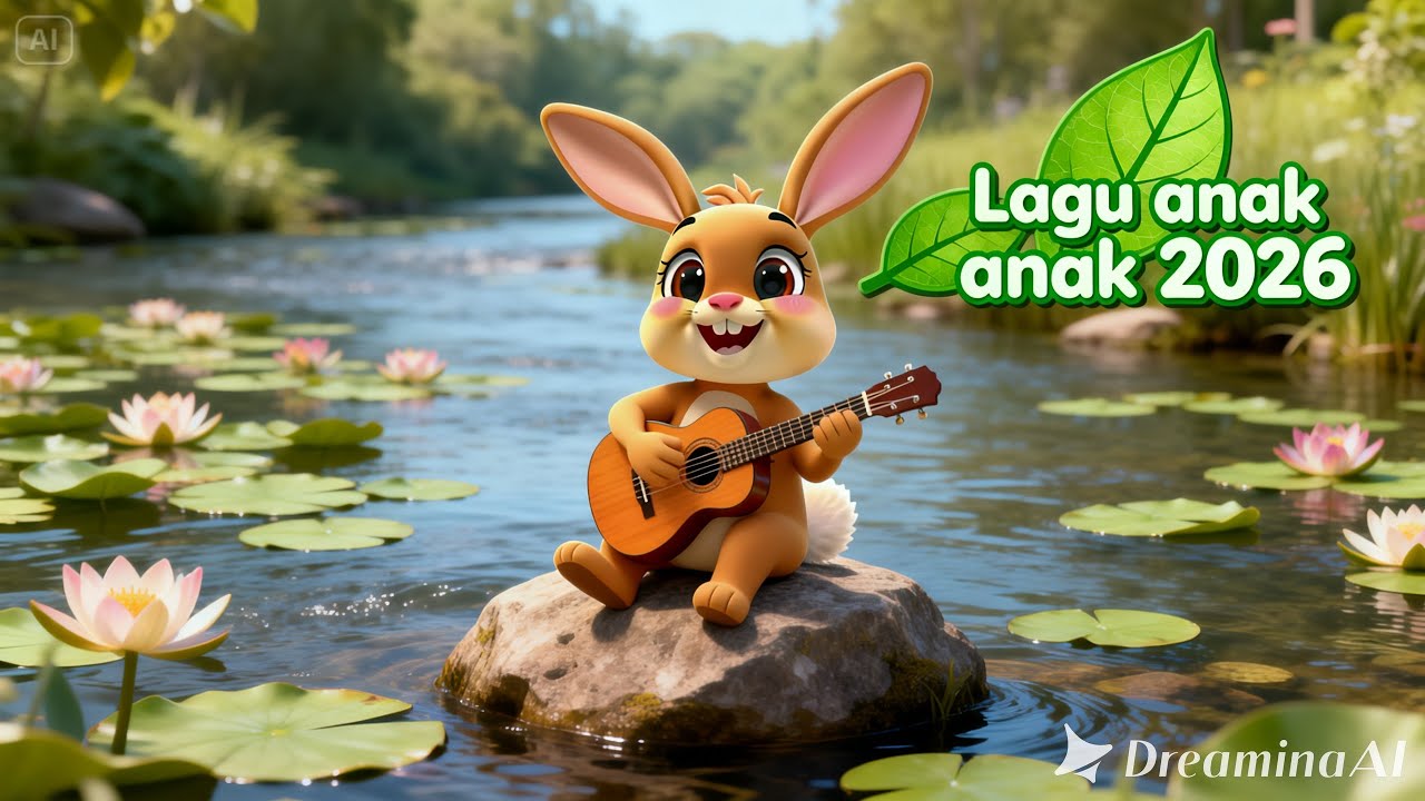 Ada Kodok Rekotok Rekotok 🐸🎶 | Animasi 3D Lagu Anak Lucu & Edukatif Kelinci Coklat & Hewan Lucu