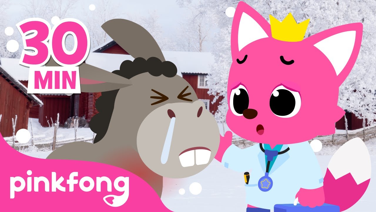 A mi burro le duele la cabeza | Animales de la Granja |+Recopilaci&oacute;n | Pinkfong Canciones Infantiles