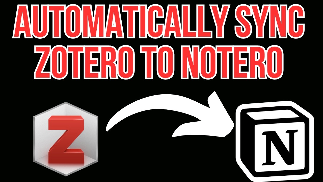 Connect Zotero To Notion With Notero In 2025: Automatically sync reference information in Notion