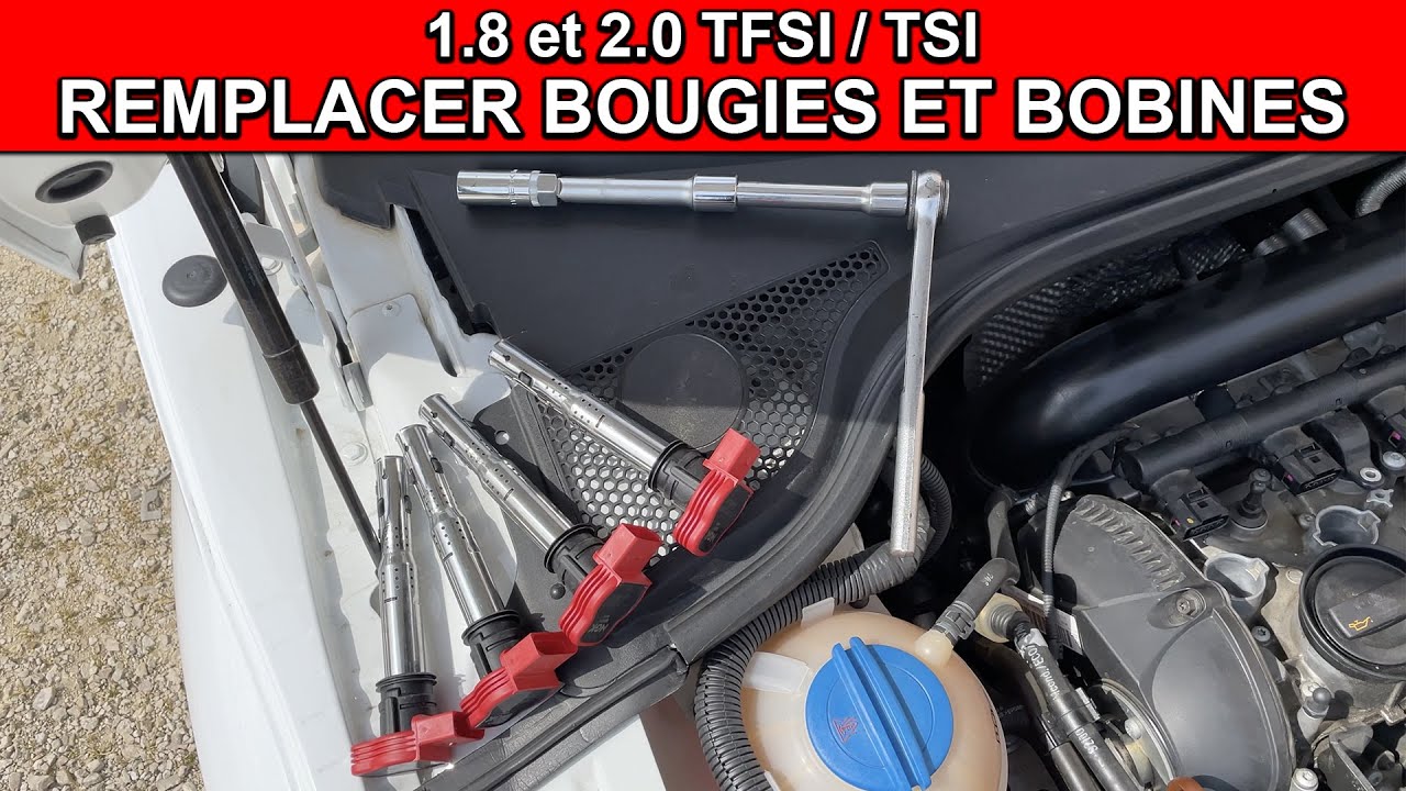 Remplacer bougies et bobines sur moteurs 1.8 et 2.0 TFSI Audi TT MK2