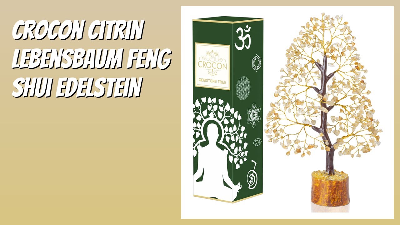 BEWERTUNG (2026): Crocon Citrin Lebensbaum Feng Shui Edelstein. Infos