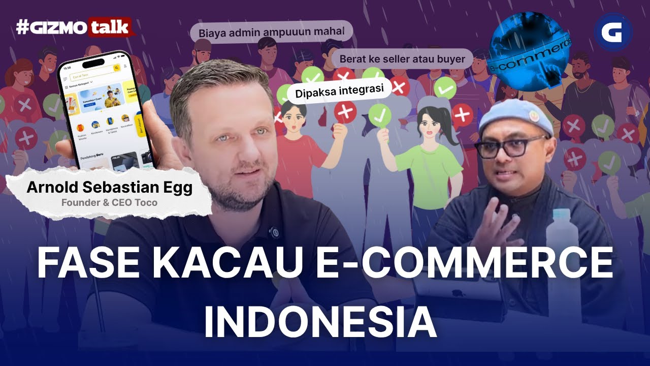 Arnold Sebastian Curhat Kondisi E-Commerce Marketplace Indonesia  | TOCO  #gizmotalk