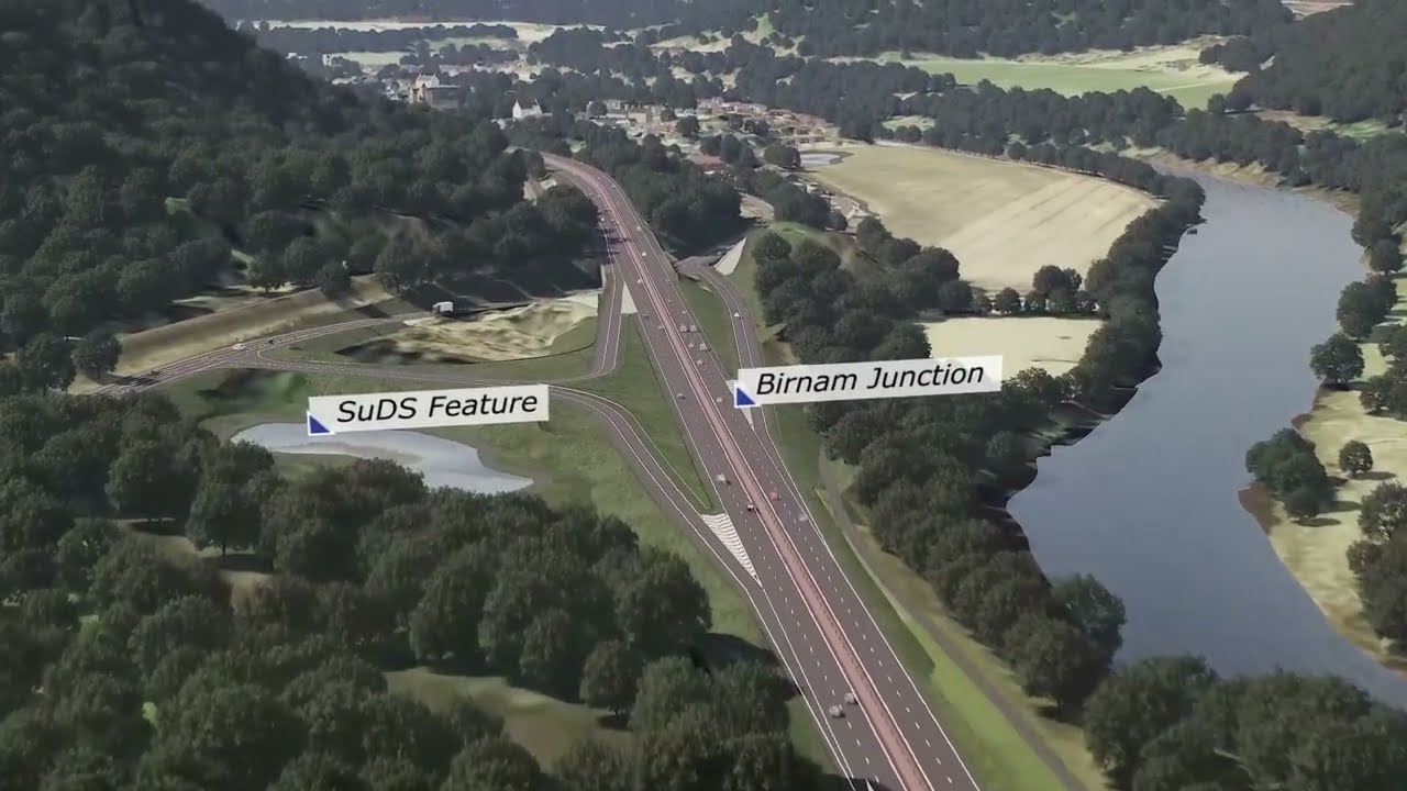 Fly-Through - A9 Dualling Pass of Birnam to Tay Crossing - draft Orders Exhibitions