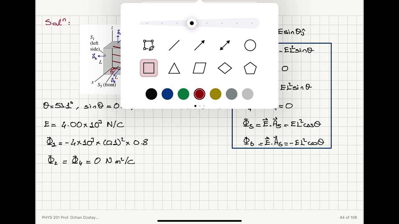 Electric Flux Through a Cube