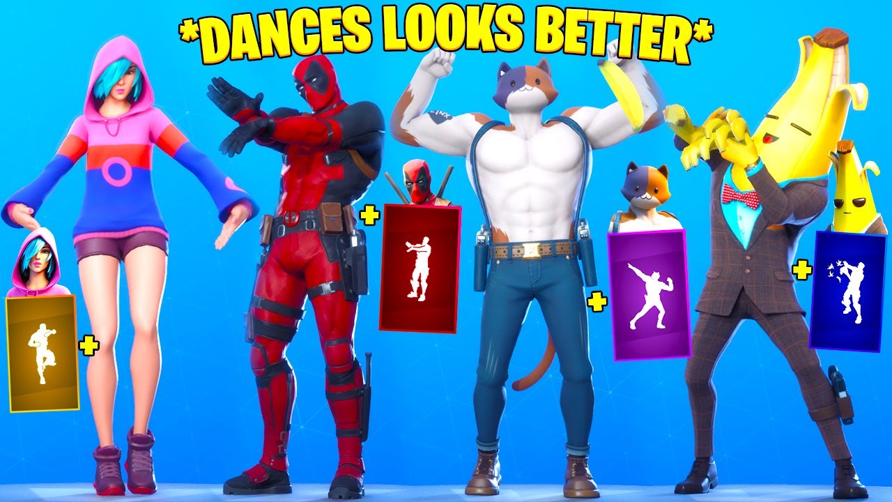 Top 50 Fortnite Dances & Emotes Looks Better With These Skins [Season 2 Chapter 2]