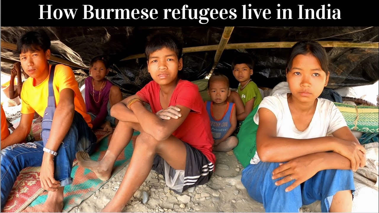 Life of Burmese refugees in India || How Mizoram people are helping them