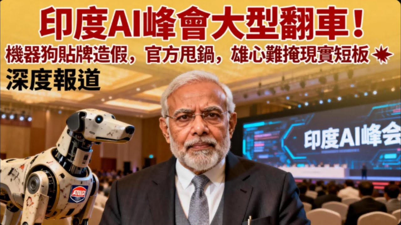 耗資巨億的印度AI峰會，竟是一場「贴牌大秀」？官方甩鍋更離譜