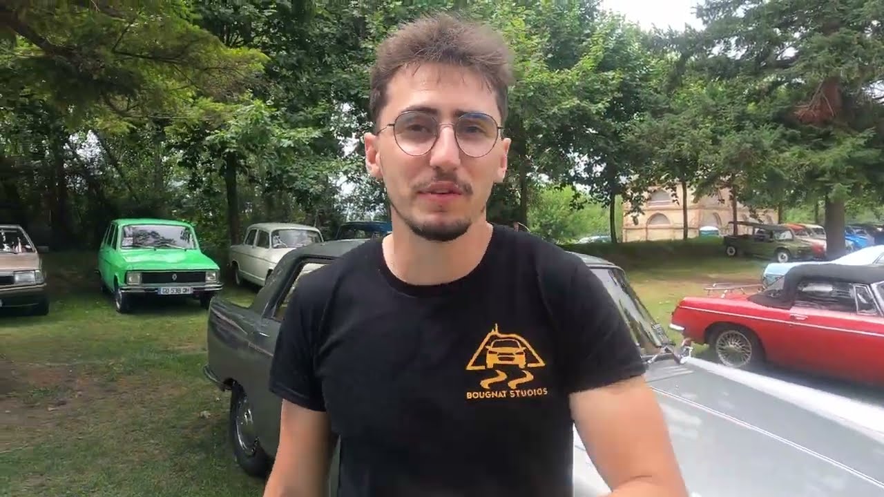 Je fais le BARMAN dans un salon auto de youngtimer !