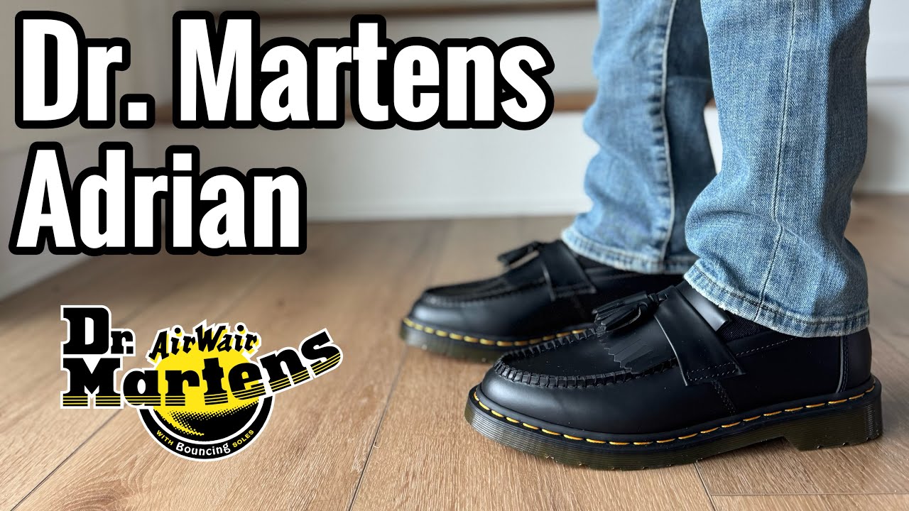 Dr Martens Adrian Black Tassel Loafer Review & On Feet