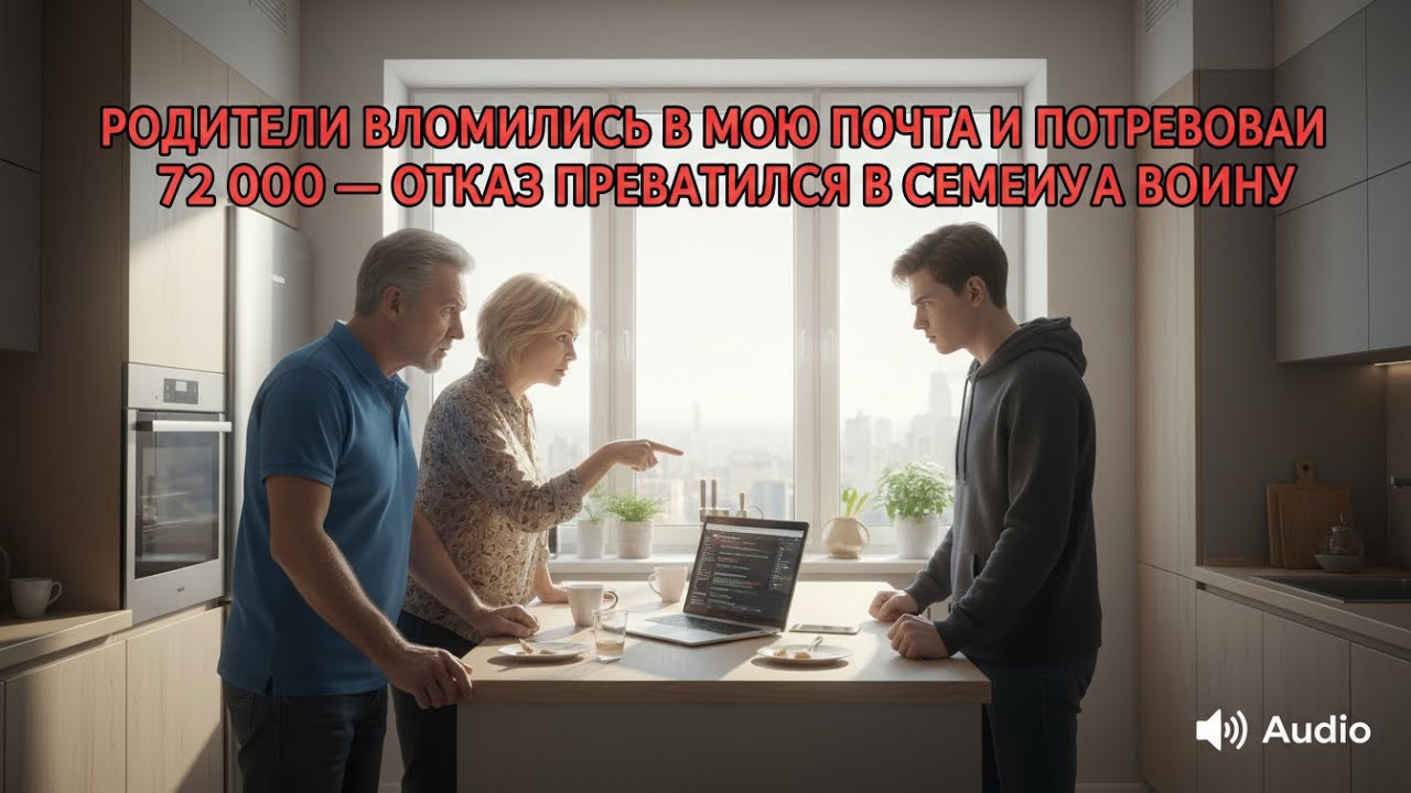 РОДИТЕЛИ ВЛОМИЛИСЬ В МОЮ ПОЧТУ И ПОТРЕБОВАЛИ 72 000 &mdash; ОТКАЗ ПРЕВРАТИЛСЯ В СЕМЕЙНУЮ ВОЙНУ