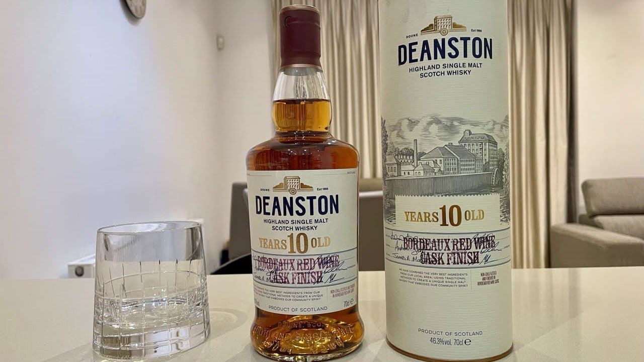 Дегустация виски Deanston 10 Bordeaux Red Wine Cask Finish