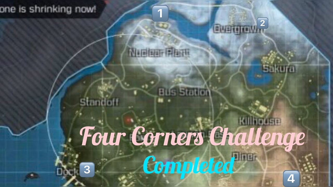 I tried the Four Corners Challenge in COD Mobile 🔥🔥🔥