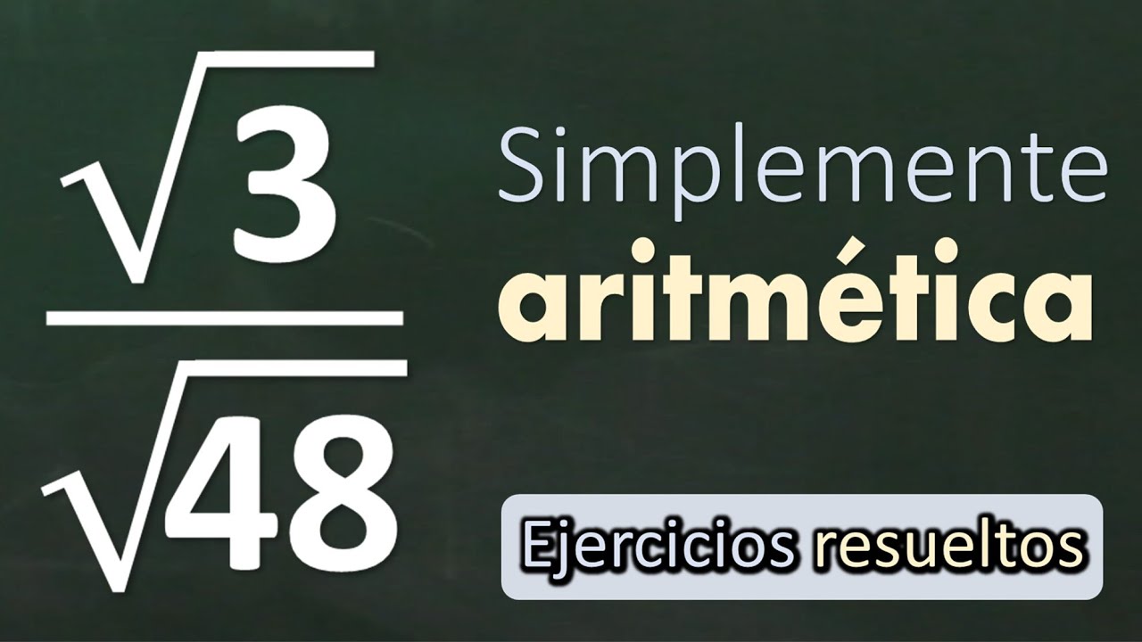 EJERCICIOS DE ARITMÉTICA